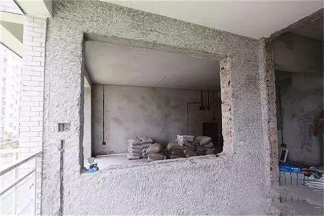 旧房改造拆墙时候配重墙不能随便拆