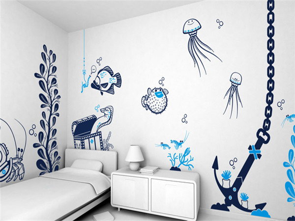 儿童房手绘墙面颜色应该怎么装修?这几点必须要注意