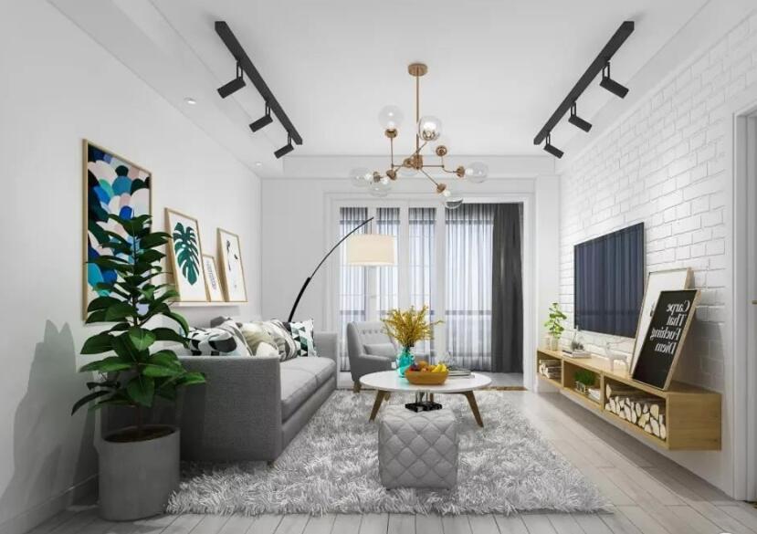 旧房翻新如何改善原来光线较暗的客厅