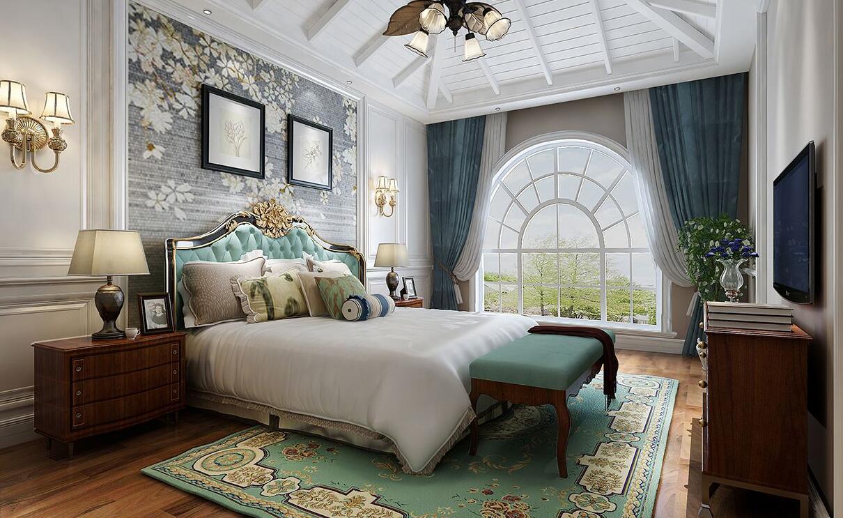 别墅二手房装修卧室这样装