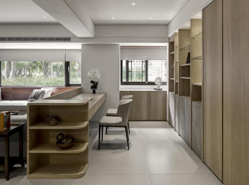 旧房翻新如何装修与布置开放式书房