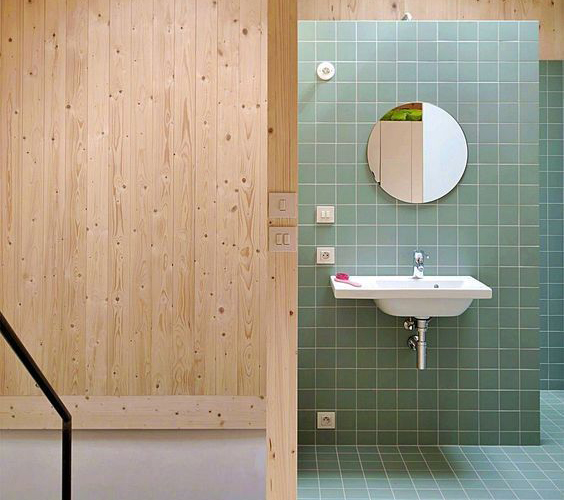 卫生间装修小方砖设计案例效果图